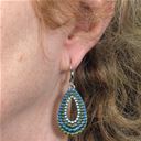 Teardrop Mosaic Hoop